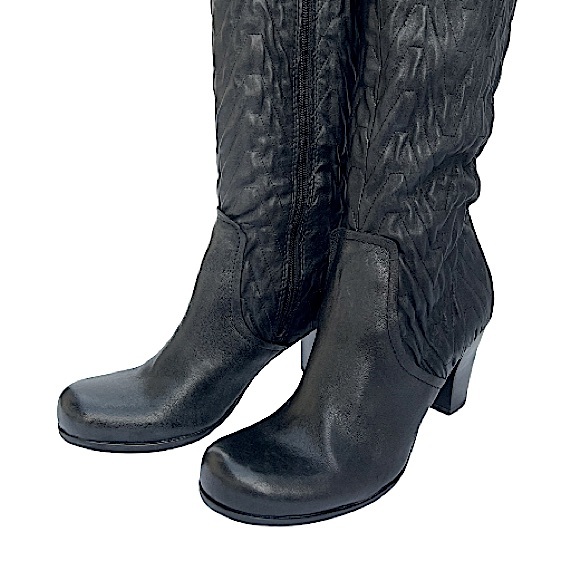 Apepazza Italian Leather Ananas Heeled Zip Up Boots - Picture 13 of 15